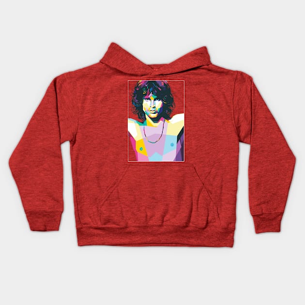 Rock n roll legend Kids Hoodie by Alkahfsmart